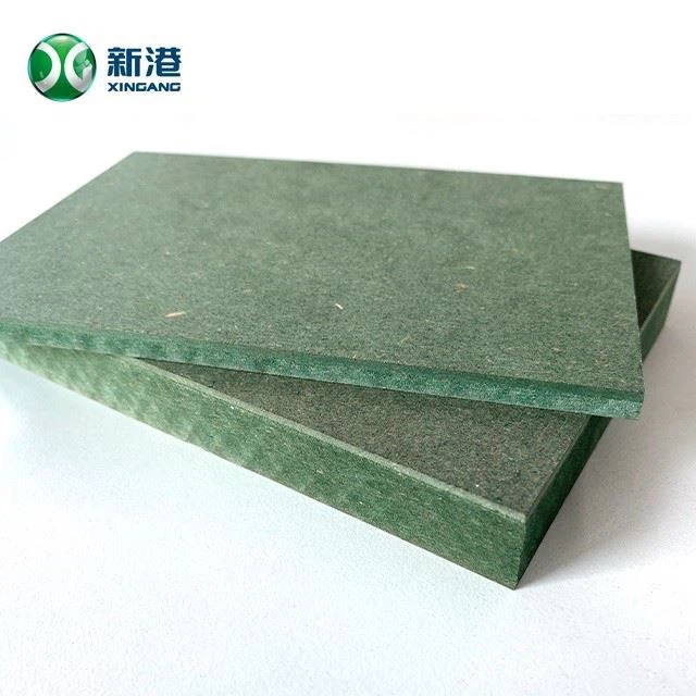18mm Waterproof Green MDF Board HMR MDF