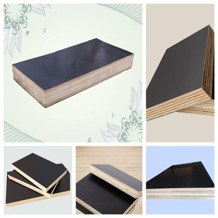 Concrete Shuttering Plywood Black Brown Film Faced For Construction