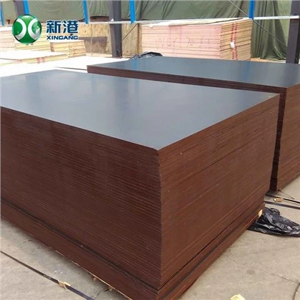 ไม้อัดเคลือบฟิล์ม 18 มม. ไม้อัดมารีนฟิล์มสีน้ำตาลดำ Poplar Combi Hardwood Core ไม้อัดแผ่น