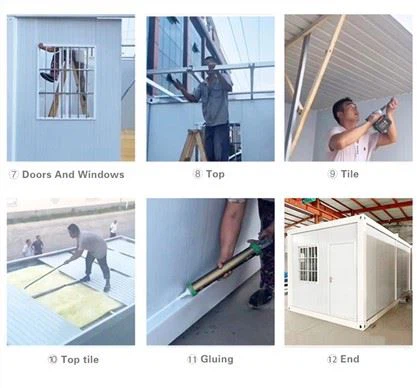 ย้ายบ้านคอนเทนเนอร์ห้องน้ำแบบแยกส่วน