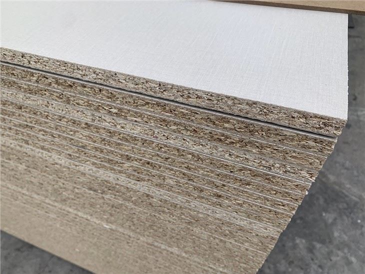 White Gloss Melamine Particle Plywood