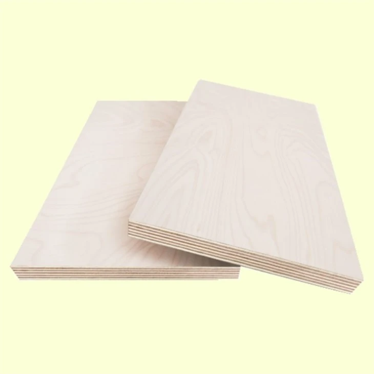 ไม้อัดพาณิชย์ราคาถูก Poplar Veneer แกนไม้ธรรมชาติ