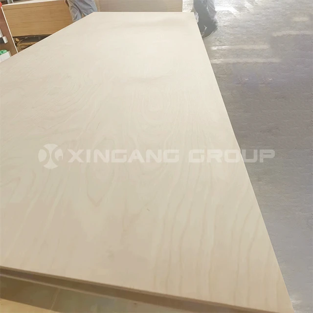 Eco-friendly E0 Sanded Surface Furniture Plywood Whole Sheet factory