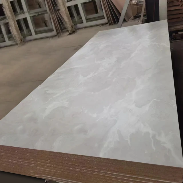 Melamine Surface Slatwall Display 1220*2440*15/18mm MDF Board Fibreboards high quality